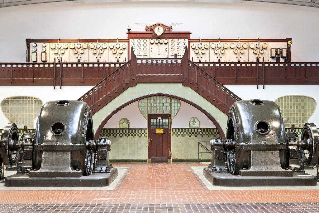 NouveauDeco's tweet photo. Jugendstil hydroelectric power station, built in 1905 in Heimbach, Germany. Designed by architect Georg Frentzen (1854–1923), the power station is still in operation.

Pics: Andreas Lechtape https://t.co/lcSs5obeFn