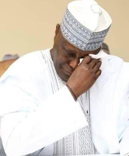 lollylarry1's tweet photo. Gone are the days of blackmailing Nigerians with tears. 

We won't fall for any of you shedding crocodile tears. 

You see that man that is already in Aso rock,  by God's grace and by the votes of patriotic Nigerians, he'll spend eight years.  

Asiwaju again and again 

Asiwaju  4 +4

Asiwaju te so ju won.