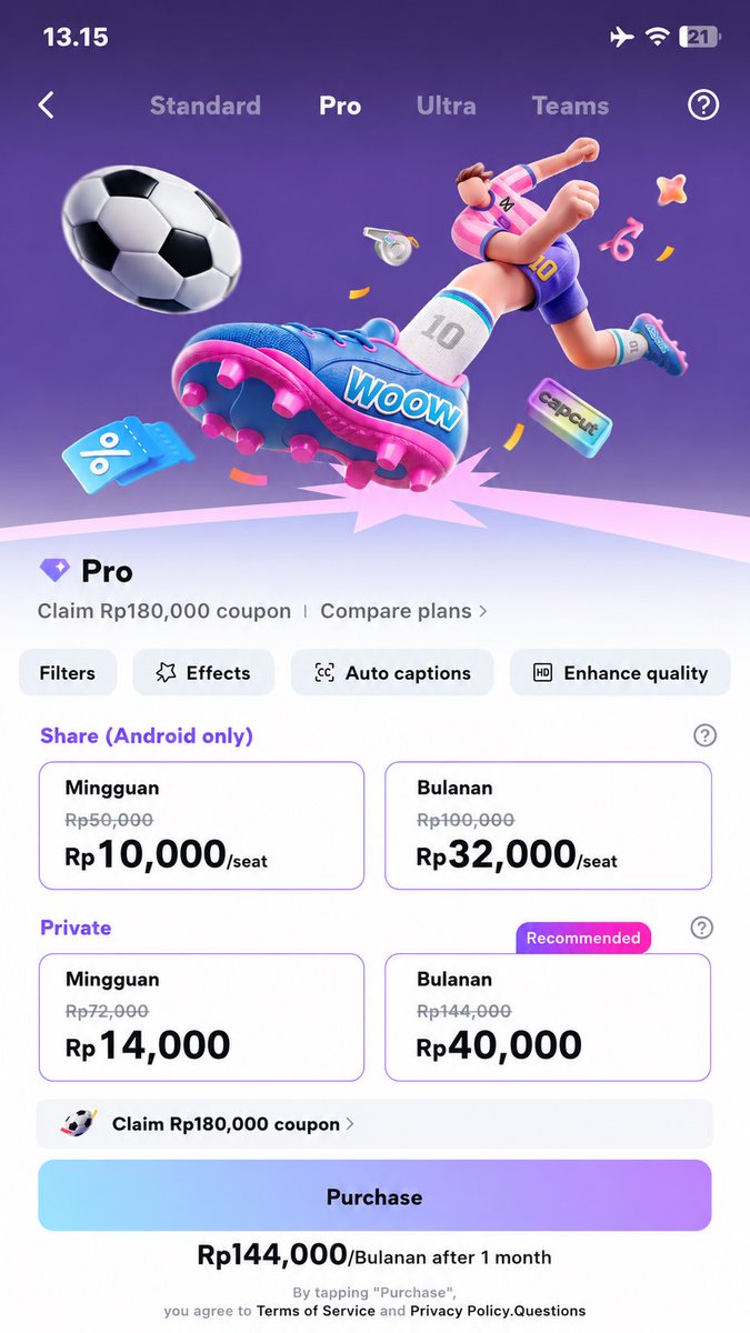 kevvnsh's tweet photo. haloo semuanya!
aku jual capcut premium pro include standar murah banget nii
di aplikasi mahal banget🫣

CAPCUT PRO https://t.co/bZpyc0kd8V 
𝖱̶𝗉̶𝟣̶𝟦̶𝟦̶,𝟢̶𝟢̶𝟢̶ jadi https://t.co/oel3fc482A 

:: 📞 order ke whatsapp: https://t.co/WCSnc1EvQ9 https://t.co/uFuuytCfma