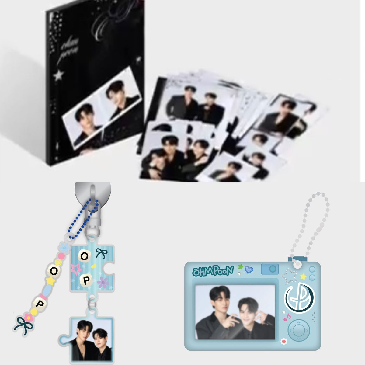 meeeangz's tweet photo. Merchandise Ohmpoon 🐻🐶
mini photo set 390฿
phone buckle 290฿
id holder pin keychain 250฿
390+290+250= 930฿
เมิช2งาน3ชิ้น1แบงค์เทามีทอน ชาวด้อมเล็กๆของเรา ของต้องมีนะ🥺⭐️🤲🏻

#Ohmpoon ; #โอห์มปูน 
#OhmThitiwat #Poon_mit12 https://t.co/EsT78mqZsA