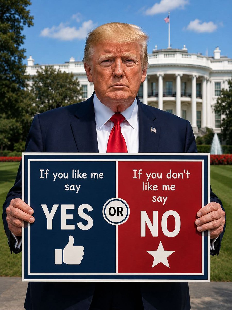 Zaira583642's tweet photo. YES or NO? Be honest 👇
Do you think I'm a truthful and honest president? https://t.co/fkR8Zemj48