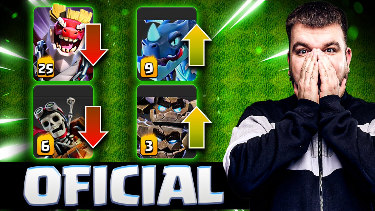 Style_coc's tweet photo. 🚨 ¡OFICIAL! NUEVOS CAMBIOS de BALANCE: NERF al DUQUE y MONTADRAGONES

📺 https://t.co/mGoKonUzpg https://t.co/jUBxi82bSO