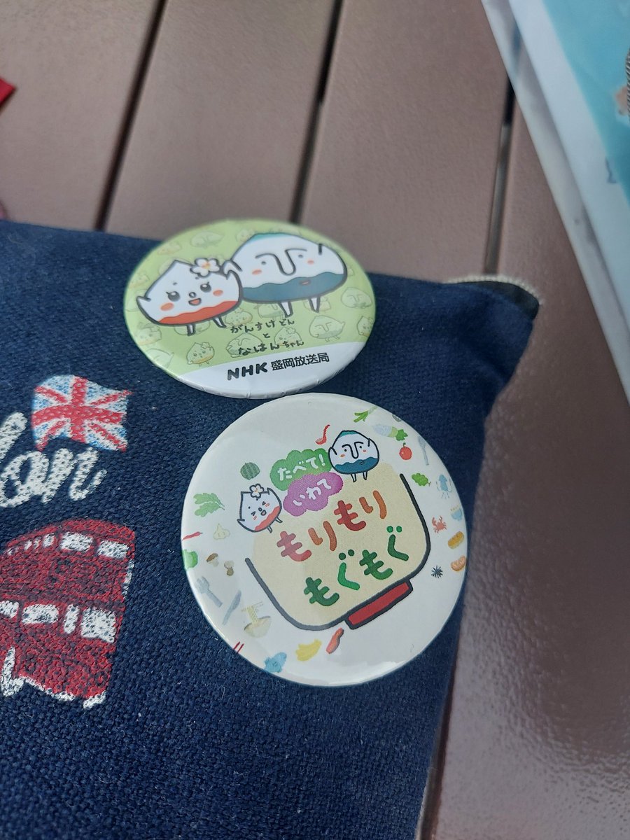 うちこっしーからもらった缶バッジ✌️