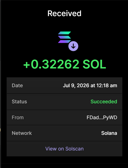 LionBullSolana's tweet photo. 3.23 MILLION $LBSEM (LION BULL) Purchase Completed for 0.2  SOL

Buy On X
Send between 0.2 SOL and 10 SOL to: 642dDG31Rw8bSieZuPA5kcwjK6YpV59RwP3nFzTT3hip

1 SOL = 10M $LBSEM
5 SOL = 100M $LBSEM

*GET 2X WHEN YOU SEND 5+ SOLANA

Retweet &amp; Drop Solana Address for $100 https://t.co/l6oOxraCvv