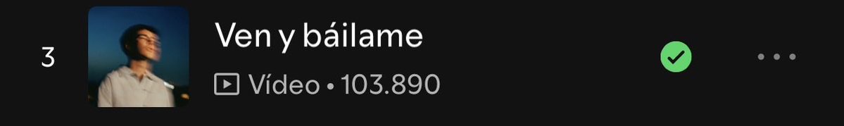 guillestream's tweet photo. 🎧 “Ven y báilame” supera oficialmente la barrera de las 100.000 reproducciones. https://t.co/M1UzugSFab