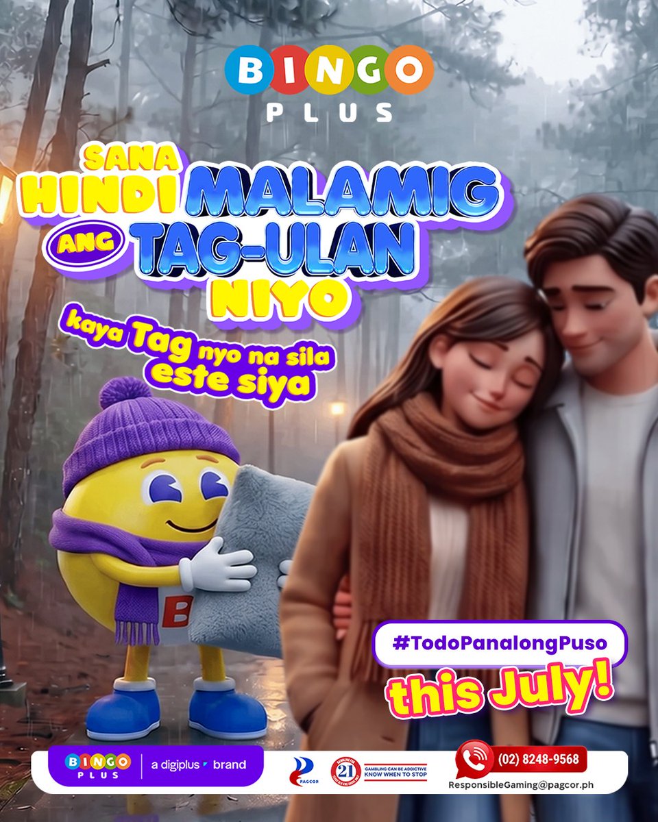 Bingoplusph's tweet photo. Sana all na lang talaga si BING na solo gaming this rainy season 😅
#BingoPlusPH #TodoPanalongPusoThisJuly https://t.co/wU5cluP3fN