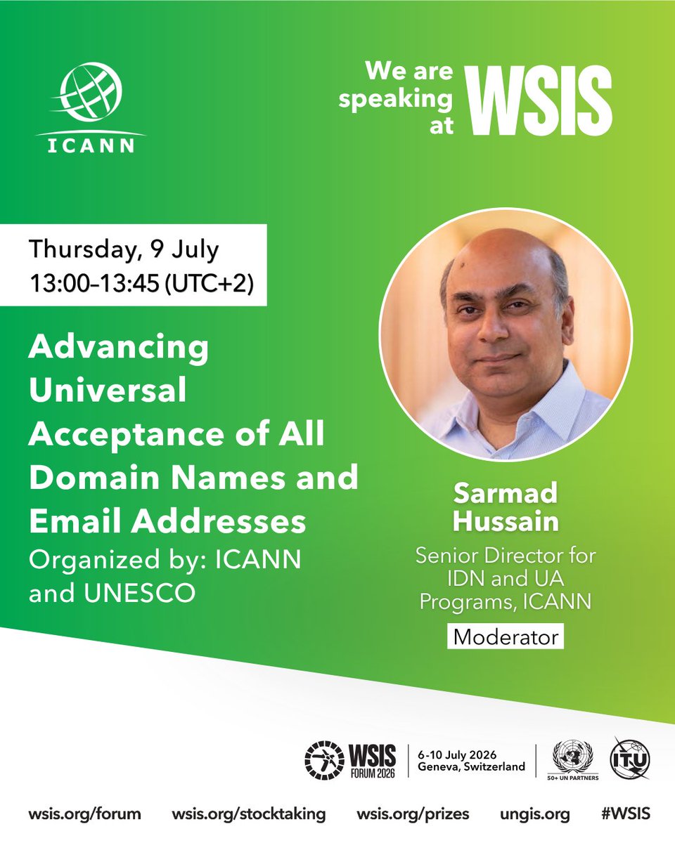 ICANN tweet media
