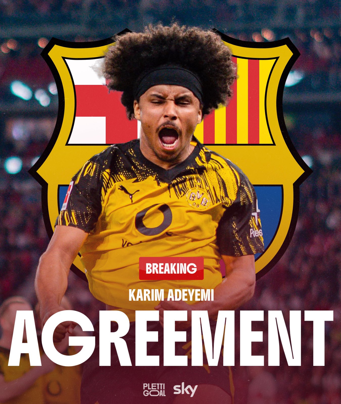 Adeyemi and Barcelona have reached an agreement