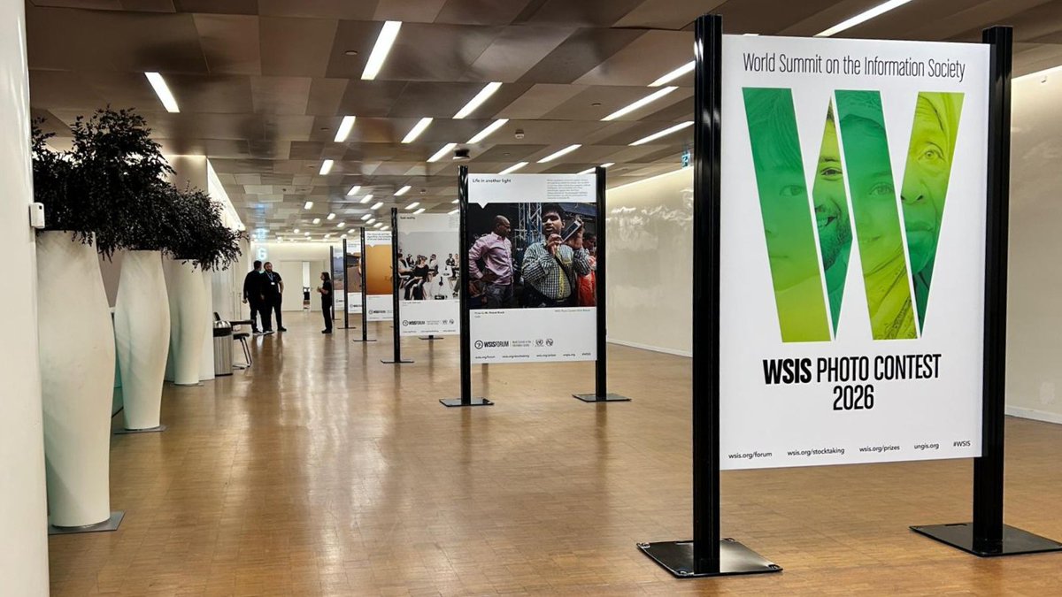 GENetwork's tweet photo. The #GenevaDigitalWeek continues and the @GENetwork is at Palexpo for the #WSIS Forum 2026 &amp; #AIForGood! Consult how the environment is present in various discussions and workshops today:

@WSISprocess ▶️ https://t.co/khtCD3vysb
@AIforGood ▶️ https://t.co/DC2bVZzFRu https://t.co/H6MqqogIXG