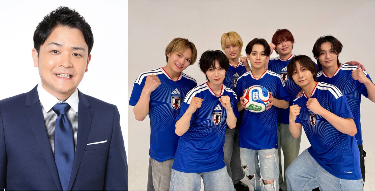 oricon's tweet photo. Travis Japan、厳選した"神ゴール"紹介❗
準々決勝前にフジW杯特番【今夜放送】
⠀
⚽️日本代表・メッシ・エムバペら
名ゴールの数々をプレイバック
https://t.co/kg4wc3BZAQ
⠀
出演メンバー：宮近海斗、中村海人、七五三掛龍也、川島如恵留、吉澤閑也、松倉海斗（松田元太はお休み） https://t.co/5eQvdz5U1u