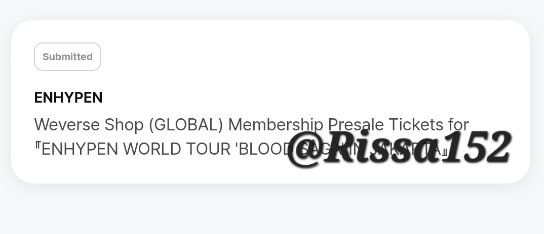 Rissa152's tweet photo. Maksimal 6tix, sayang banget nih membership cuma dipake 2tix doang, mau open sharing ragu, takut nanti pas war kepental dan gabisa pake membership karena udah di apply yang masuk duluan 🤧
Emang manusia kalo ga ragu atau bingung ga afdol keknya

#ENHYPEN ENHYPEN BLOODSAGA https://t.co/jO04l2W4JS