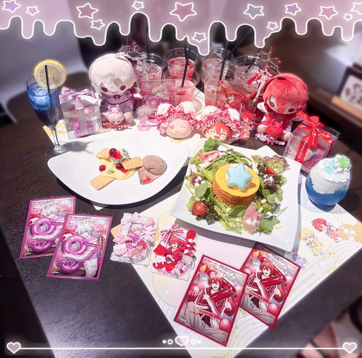 i7nns_r's tweet photo. アニカフェ初日双子誕生日に大好きなあいりんと行けてよかった꒰ᐡ⸝⸝ᴗ̤ ̫ ɞ̴̶̷⸝⸝꒱💕𖤐⸒ https://t.co/HU7usSGBaE