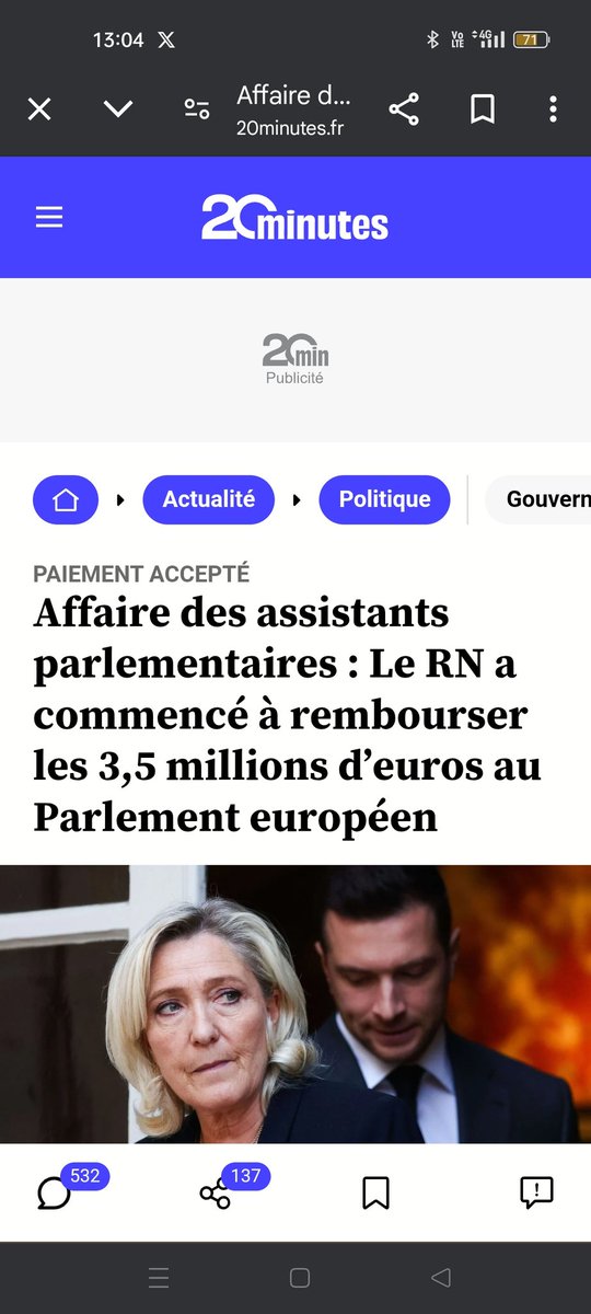 NAS14793358's tweet photo. @TBNewsFr Parti pro #RacketFiscal pro islam compatible avec la République, contre la déchéance de la double nationalité et contre la remigration de @ZemmourEric
Parti le plus endetté alors qu'il reçoit le + d' argent public
Reconnu coupable et qui rembourse déjà le parlement européen https://t.co/U0TJi7wbHZ