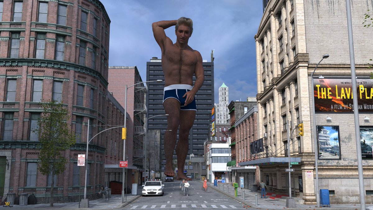 Tainted_Wizard's tweet photo. "Why are you all running away? I just want to play." The giants calls out to them as he crushes an SUV under his foot, and starts to grope his bulge.
Check out my macrophilia comics
https://t.co/uk71bhNbzF
#render #giant #macrophilia #runningaway #carcrushing #sizefetish https://t.co/koBsakimBT