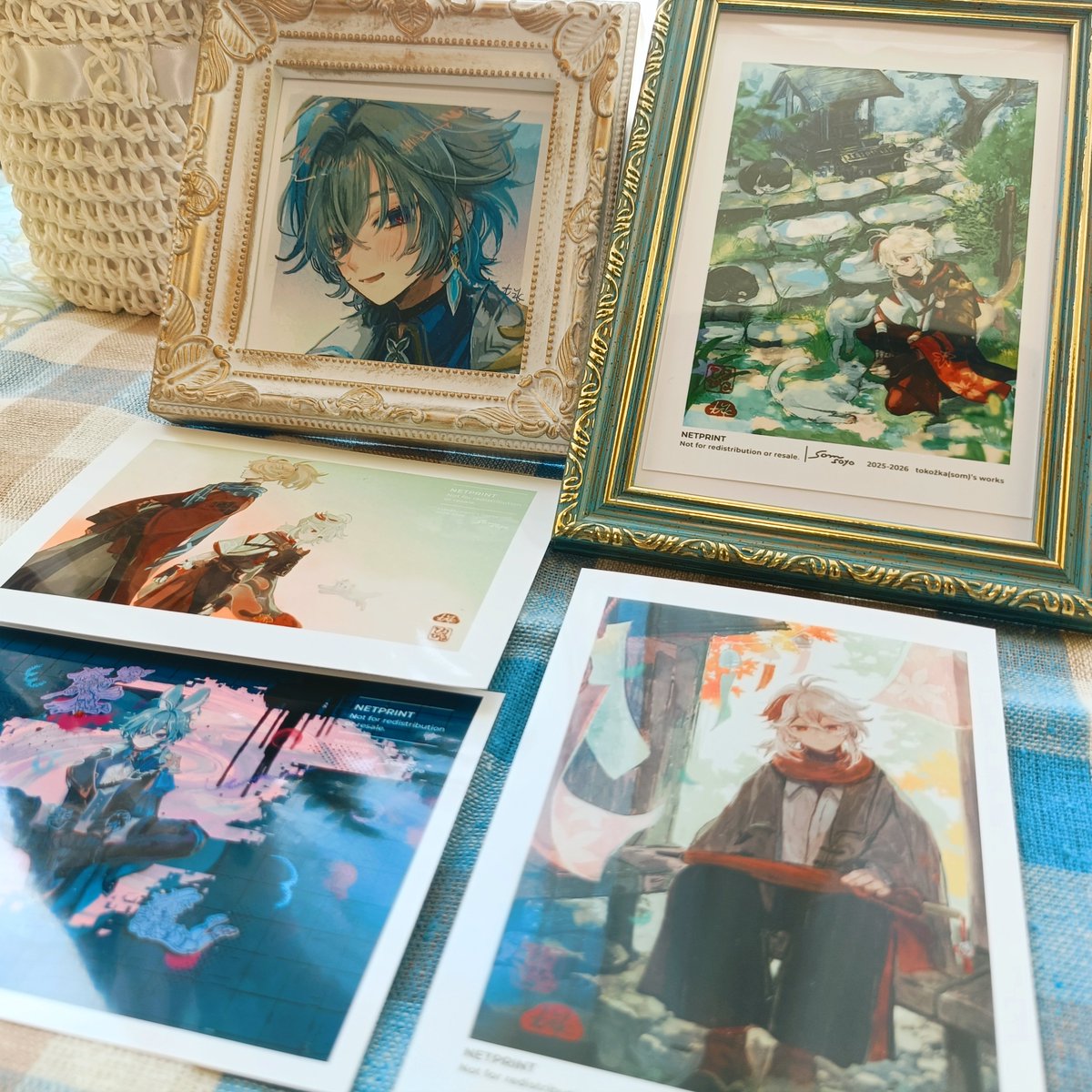 そむさんのネップリ印刷してきました！！どれも綺麗で素敵🥹❤️ 何枚