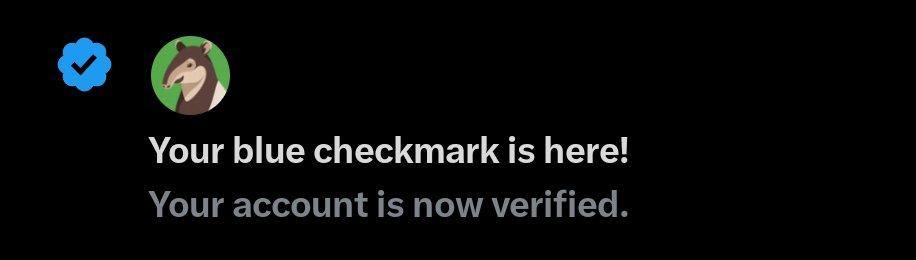 TappyrNFT's tweet photo. The blue check is here ✅

Now it's time to earn the community ✨ https://t.co/JVXF54D6rL