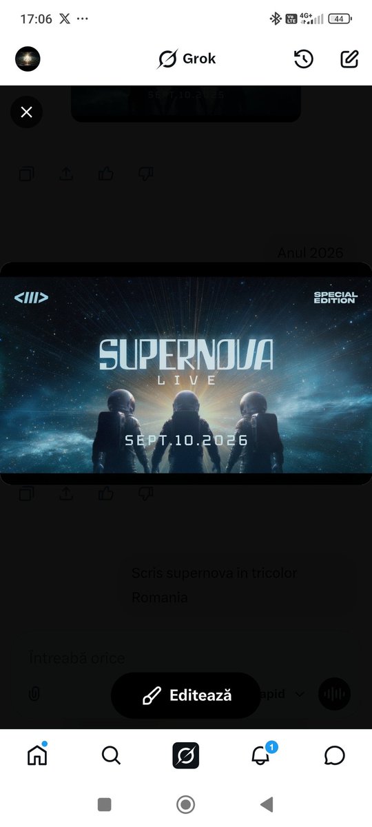 marianiostin's tweet photo. Supernova is ready to light up the sky! Get ready for an explosion of energy, innovation and surprises that will leave their mark. Don't miss the moment - it will be an unforgettable explosion! #SupernovaLaunch #September10 https://t.co/VjudXRga5l