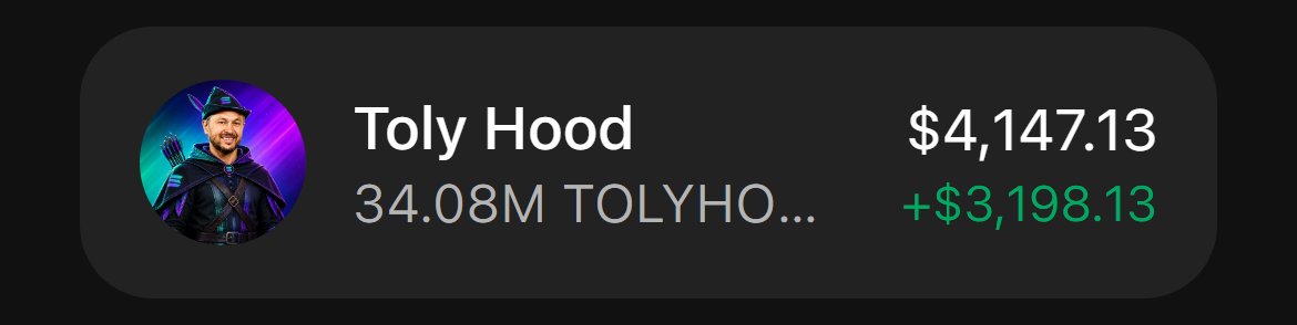 ZeusoPump's tweet photo. Nine minutes old and already at $121.7K market cap.

Someone just turned $500 into $1,100 while you read this.

The early crew is in the pinned Telegram-quiet, but moving fast.

$TOLYHOOD holders aren't talking. They're accumulating.

@TolyHoodSOL

HHmh4bSYBXsPQiSQ6mdRqWLvSowPY5s4rNCaL8mspump