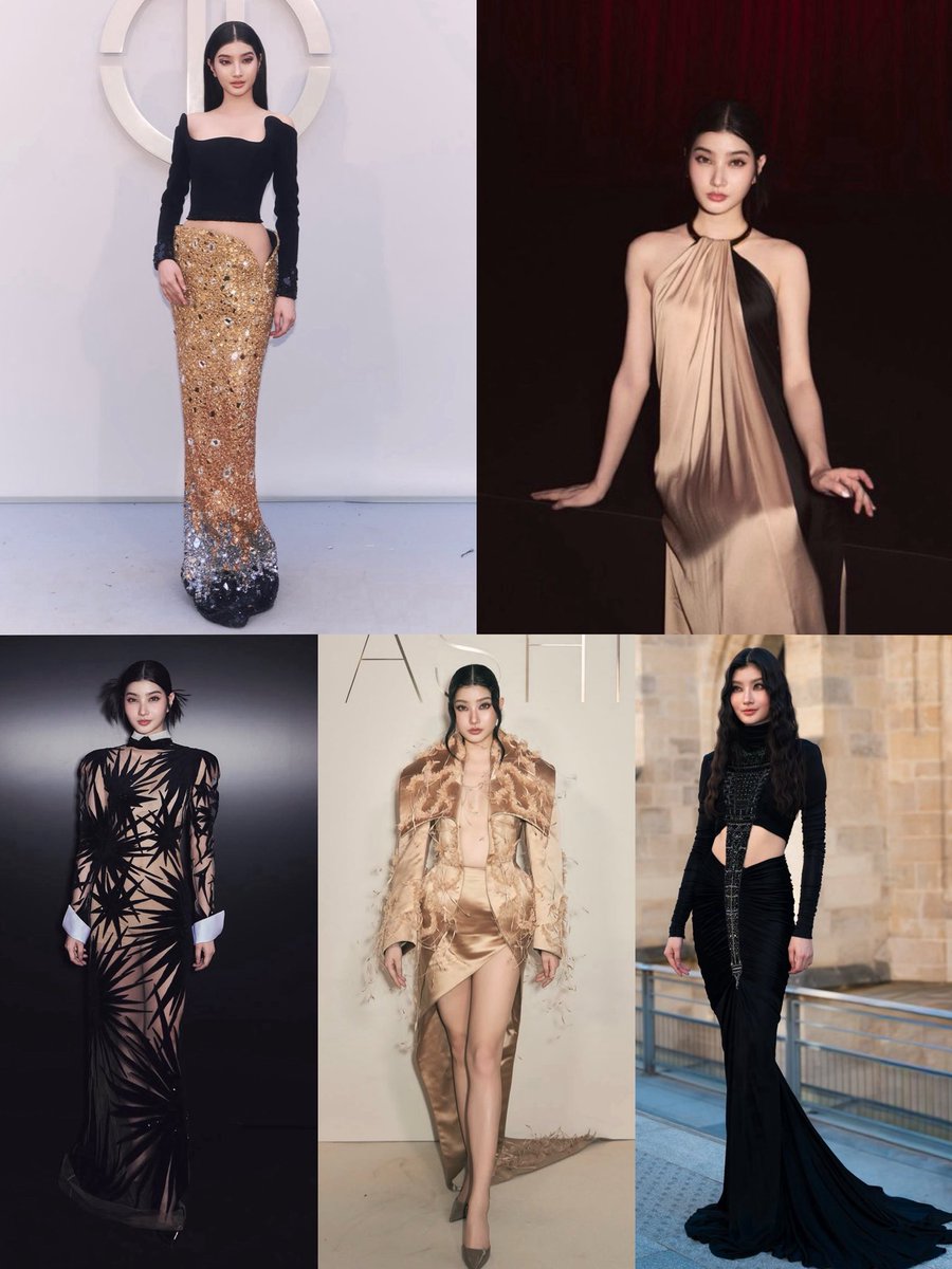 jchaya19's tweet photo. 5 Total Looks Of Our Princess In Paris ✨🍁
#MablexHauteCoutureFW26
#Tonyward
#yaninacouture
#STEPHANEROLLAND
#Ashistudio
#ZuhairMurad
#Mable_Siriwalee https://t.co/aS08fiTICL