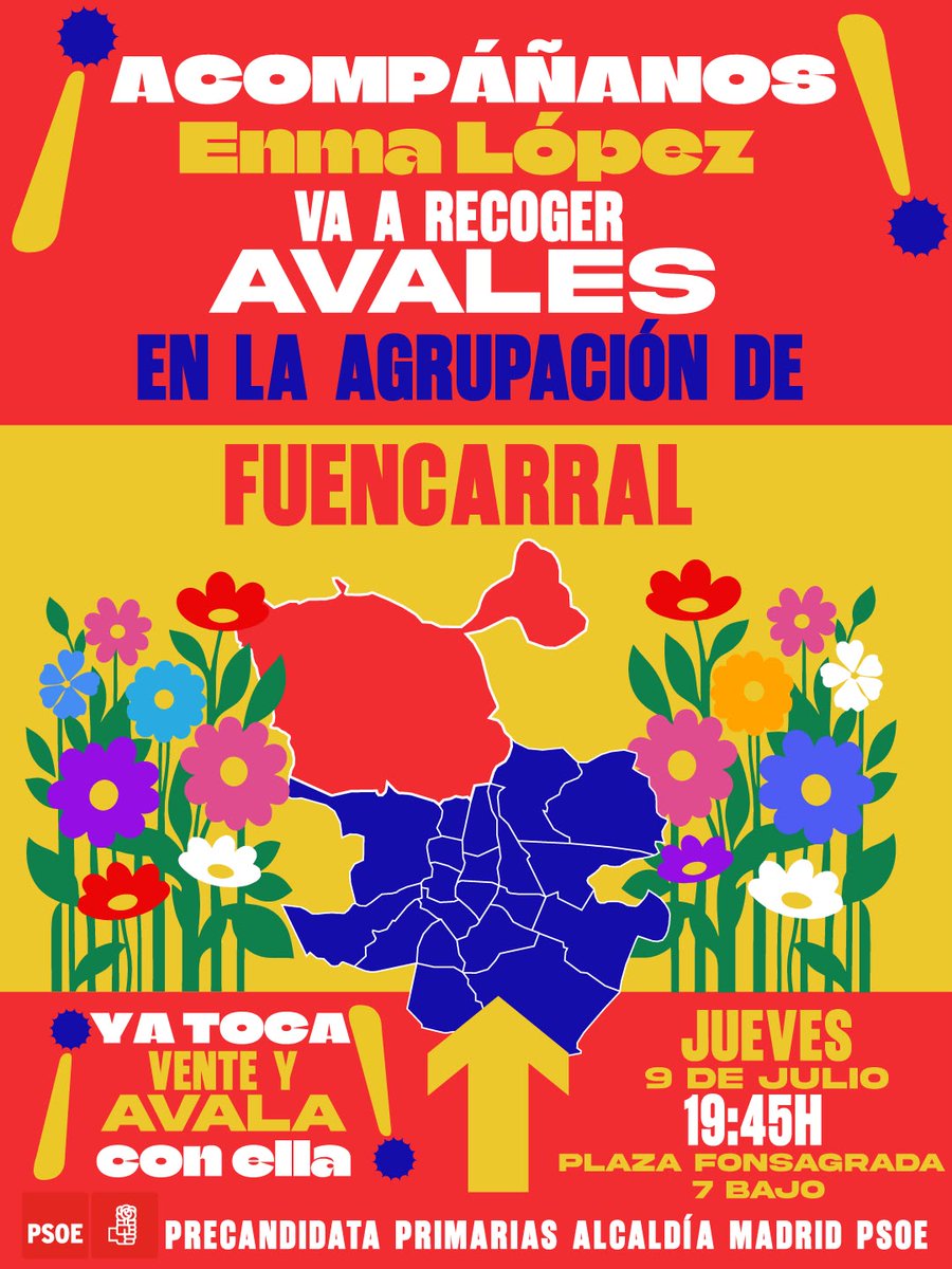 EnmaLopez's tweet photo. Todavía asimilando lo de ayer, compañeros y compañeras. Fue brutal. Tantos gestos de cariño, apoyo e ilusión en Moncloa y Centro. GRACIAS ❤️

Hoy el #Avalmaratón nos lleva a Fuencarral y Chamartín.

📍19:45 en Fuencarral.
📍20:30 en Chamartín.

¡Nos vemos!
#Yatoca https://t.co/VRFqgFDocE