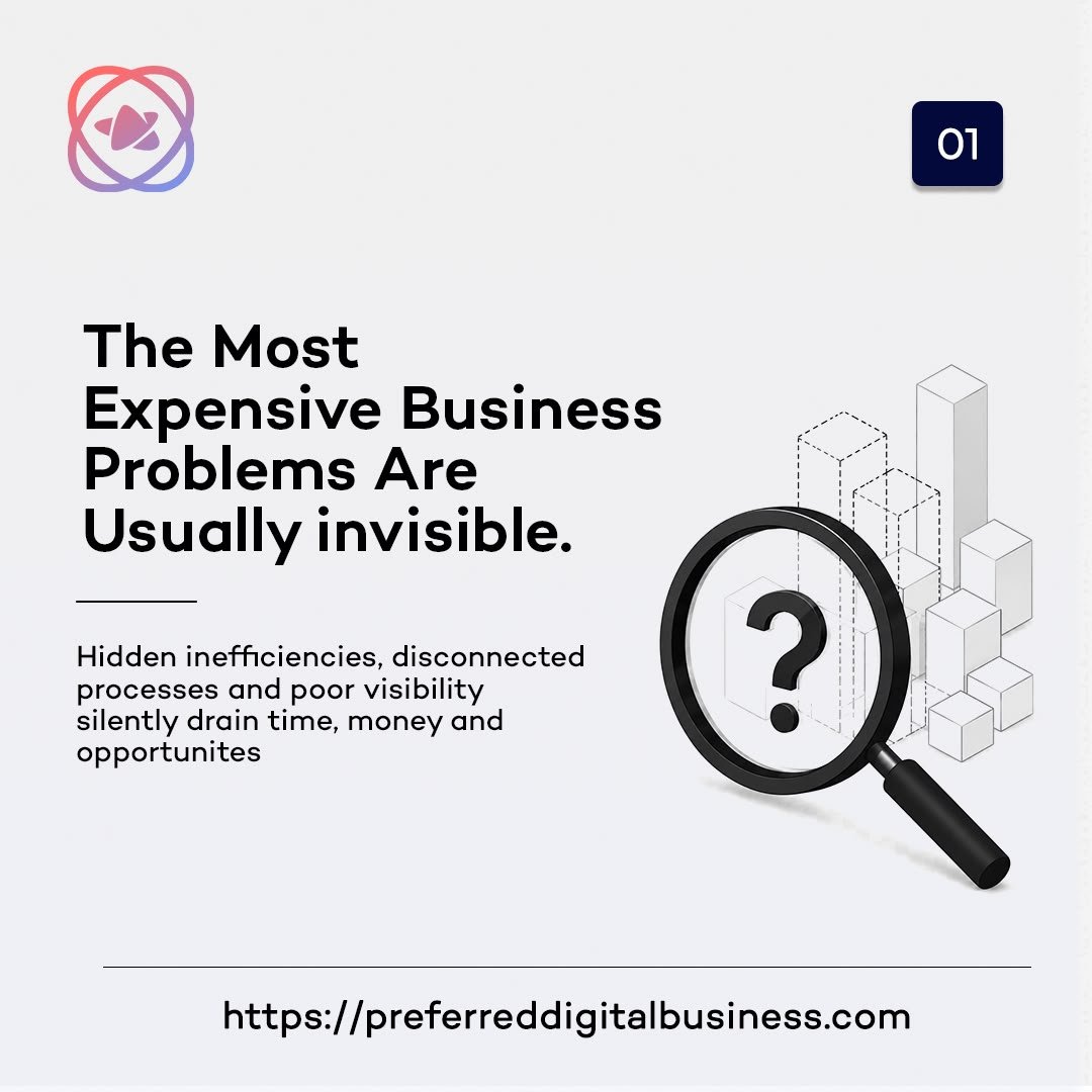 PDBSolutions_'s tweet photo. The biggest business problems are often the ones no one notices.

Hidden inefficiencies, disconnected systems and poor visibility quietly reduce productivity and increase costs. Before investing in new technology, make sure you’re solving the right business problem.

Smarter businesses start with better analysis.

#BusinessAnalysis #ProcessImprovement #DigitalTransformation #PDBS