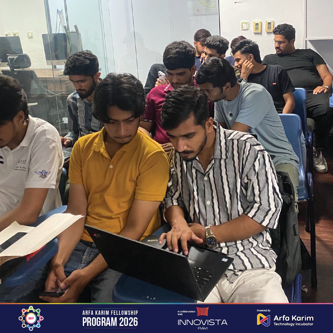 ArfaKarim_Tech's tweet photo. 🚀 Arfa Karim Fellowship Program 2026 | Batch 3
Topic: Python Programming
Python Setup, Variables, Data Types & Conditionals
Today's session introduced our Arfa Fellows to the building blocks of Python programming.
#AKFP2026 #AKTI #ArfaKarimFellowship #PythonProgramming https://t.co/qbf4cCPh07
