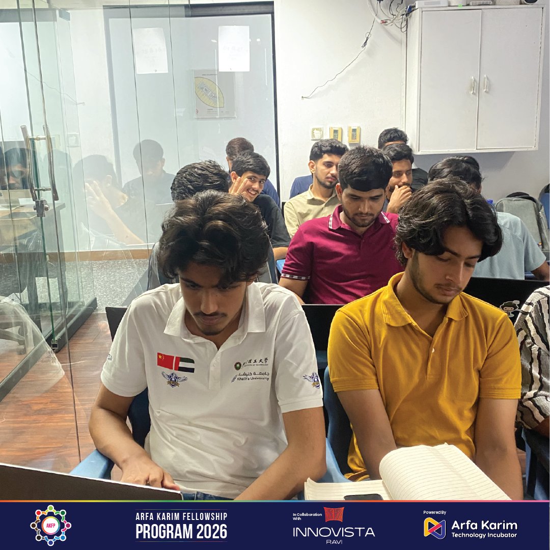 ArfaKarim_Tech's tweet photo. 🚀 Arfa Karim Fellowship Program 2026 | Batch 3
Topic: Python Programming
Python Setup, Variables, Data Types & Conditionals
Today's session introduced our Arfa Fellows to the building blocks of Python programming.
#AKFP2026 #AKTI #ArfaKarimFellowship #PythonProgramming https://t.co/qbf4cCPh07