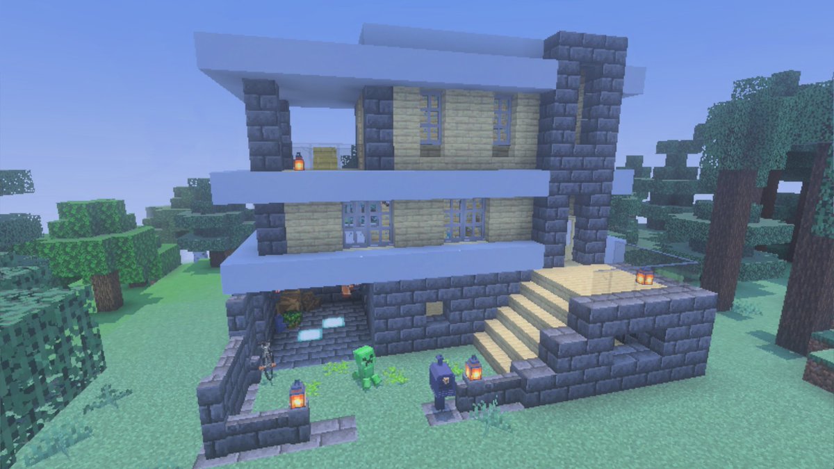 sumishiro_lab's tweet photo. いろいろ拝見していたら、手が止まらずw
統一感って何だ？っていう
#マイクラ #マインクラフト
#Minecraft https://t.co/z6OKXOKfYF
