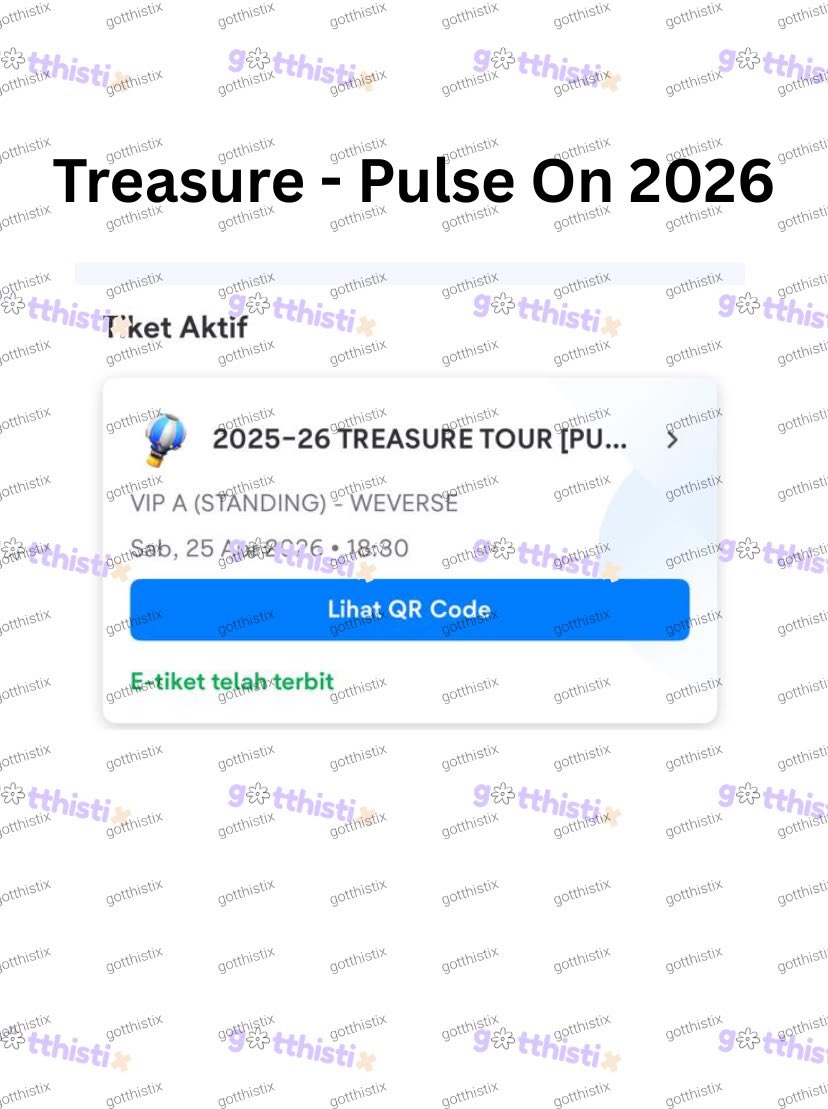 gotthistix's tweet photo. ▪️2025-26 Treasure Tour PULSE ON in Jakarta

by #gotthistix https://t.co/wig0MlriWa