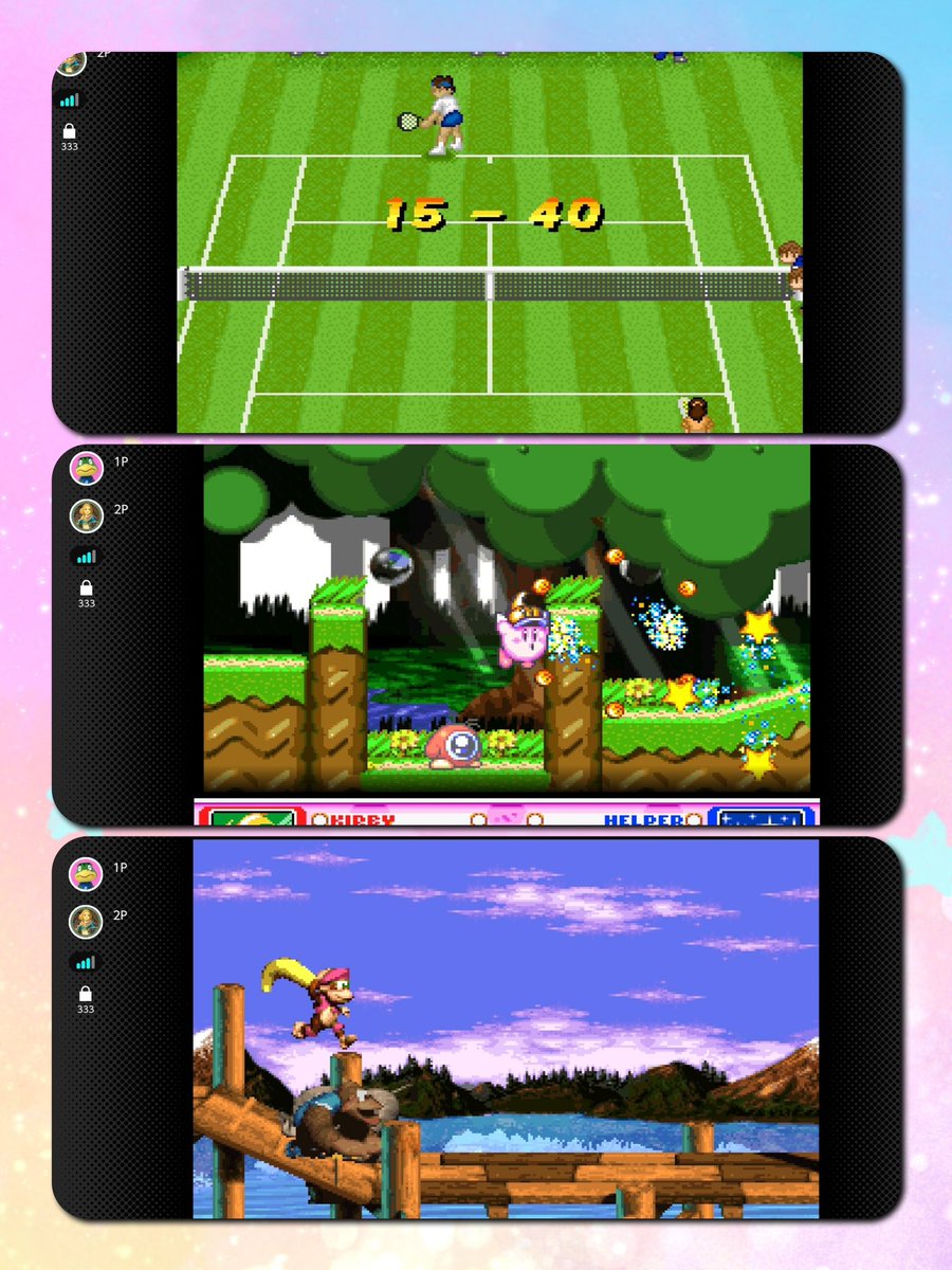 blackmilkch's tweet photo. Switchでスーパーファミコンの
色んなゲームして楽しかった😆✨　
ぷよぷよまたリベンジする😤w
私が何しても下手すぎるのもあると思うけど、やまちゃん何させても上手すぎると思うんだよなぁ😗
でも相変わらずマリカーが壊滅的すぎて、自分でもなんでこんなに下手なのか意味わかんないꉂ🤣𐤔 https://t.co/pnDJvjLjjS