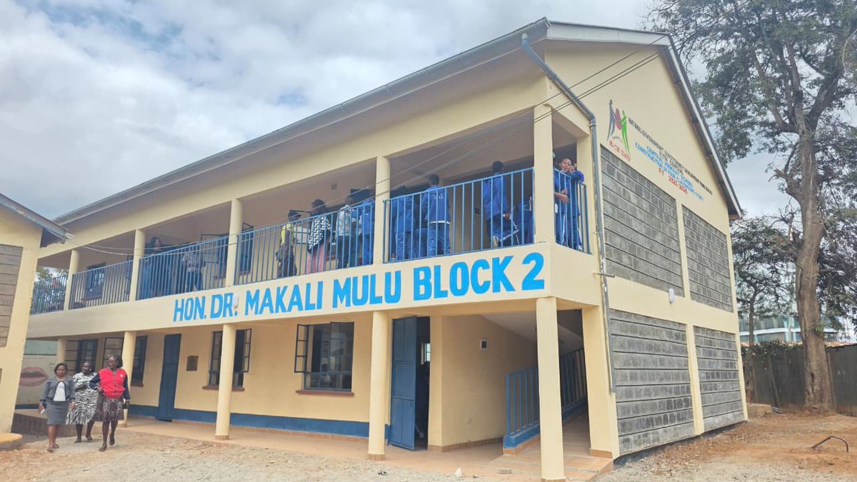 kituicentralcdf's tweet photo. Central Primary School block of four classrooms constructed by NG-CDF at a cost of kshs.10M in Township Ward. Handed over to community on 7th July 2026 by Hon.Dr.Makali Mulu,CBS. https://t.co/KEbKNd4aHD
