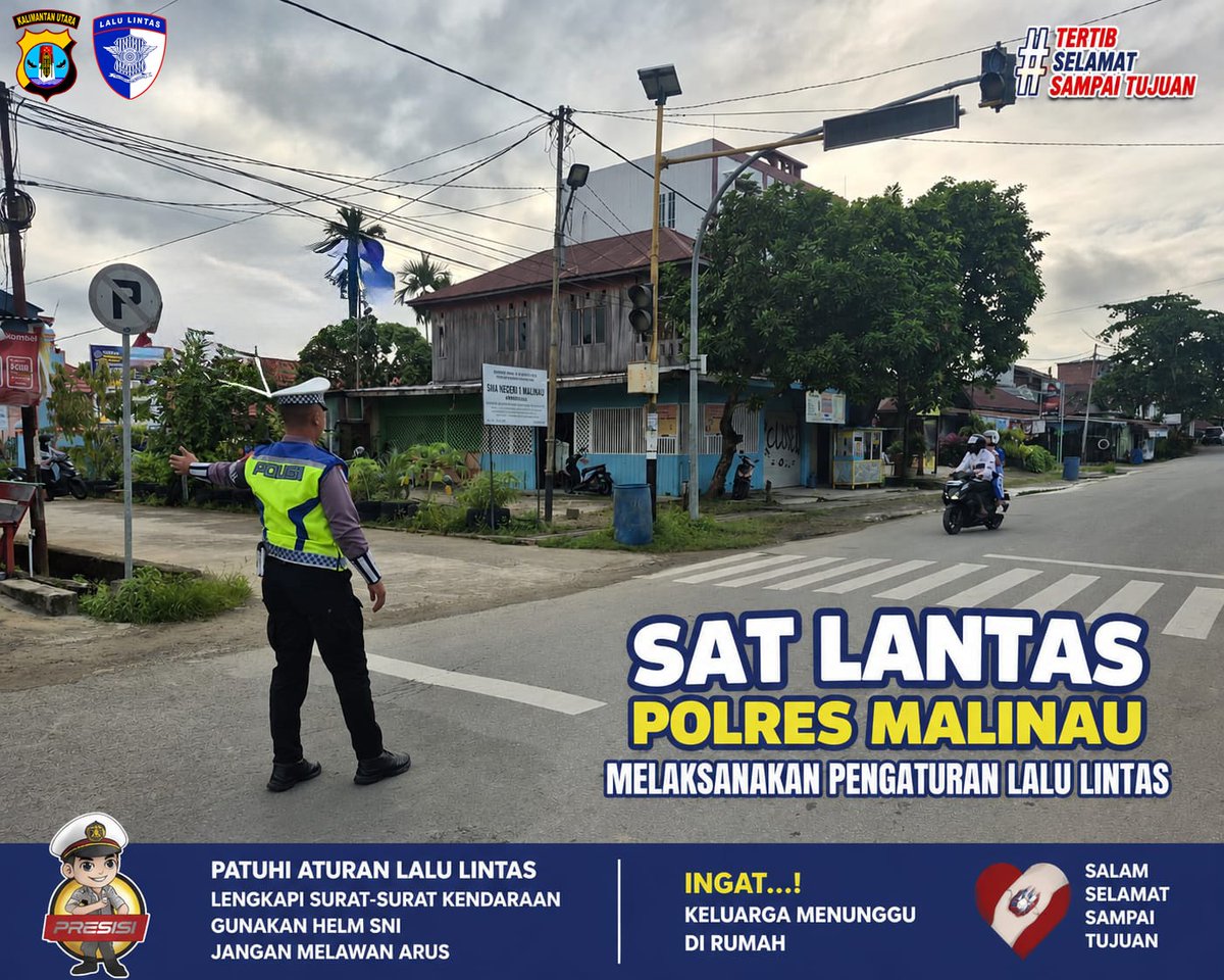 MalinauSat's tweet photo. SATLANTAS POLRES MALINAU 🚨

Melaksanakan pengaturan lalu lintas guna memperlancar arus kendaraan, mencegah kemacetan, serta meningkatkan keselamatan pengguna jalan di wilayah Kabupaten Malinau https://t.co/VcM5GYkqZg