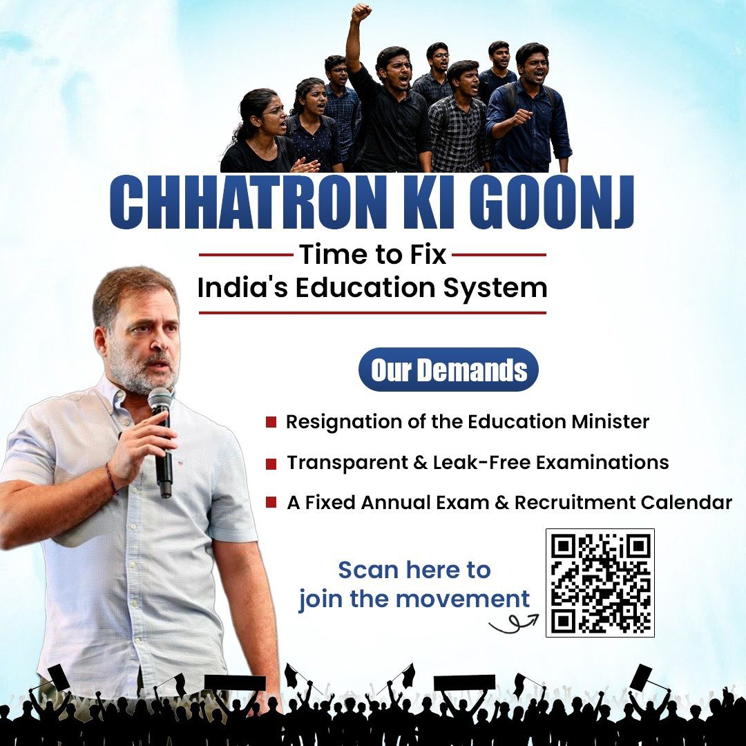 VinodJakharIN's tweet photo. Chhatron Ki Goonj: Time to Fix India's Broken Exam System https://t.co/gP4362oIcY