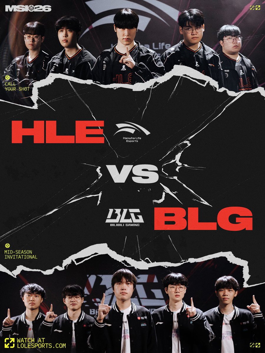 lolesports's tweet photo. WHO LOCKS A SPOT IN THE GRAND FINALS?

@HLEofficial versus @BilibiliGaming starts NOW! https://t.co/SYbxcGvtrq