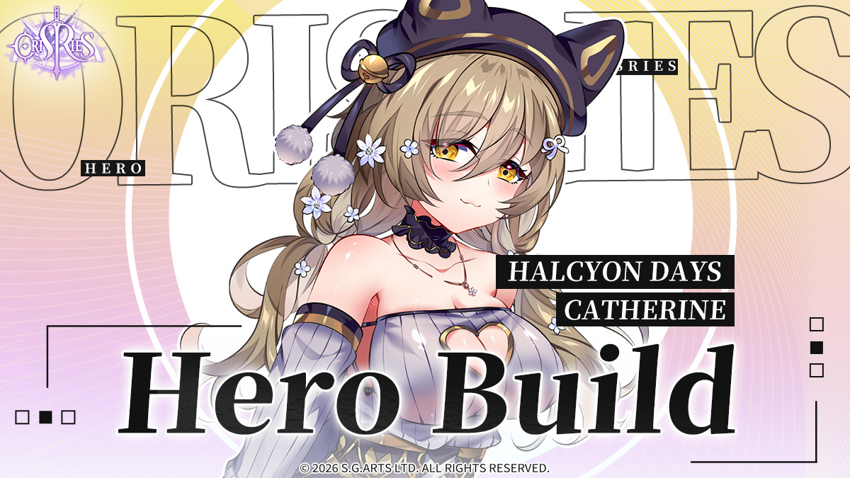 Orisries_EN's tweet photo. #HeroBuilds #HalcyonDaysCatherine
​
Finally setting aside her identity as a sister, Halcyon Days Catherine now descends upon Orisries in her light vacation outfit, Kitty Handbag in hand—waiting shyly for you to join her days off!
Join Lucia now to learn more about this Hero~

🔍Skills Overview

[First Flutter]
[Follow-up Skill]
For the first 3 turns, grant own brigade's troop Racing Heart: After a basic attack, increase own DMG taken for 1 turn.
[Follow-up Skill]
Starting from turn 5, after a basic attack from the troop, increase own Magic DMG dealt for 1 turn.
※The skill effect receives a bonus based on own MOR and COM. 
Skill Analysis:
The skill increases her own troop's DMG taken for the first 3 turns. However, starting from turn 5, the skill will no longer make her troop vulnerable and instead will boost their Magic DMG, resulting in even more devastating damage output.

[Prayer of Romance]
[Follow-up Skill]
Starting from turn 5, after a basic attack from the troop, there is a chance to deal Magic DMG to 1 enemy troop (prioritizing Brigade 1). If the target's HP is 50% or higher, launch 1 extra attack.
※The skill effect receives a bonus based on own MOR and COM. 
Skill Analysis:
This skill is Halcyon Days Catherine's primary source of damage output. Starting from turn 5, every basic attack from her troop has a chance to deal Magic DMG to the enemy's Brigade 1, and as long as the target's HP remains above 50%, they will be hit with an additional attack.

[Dating Tip]
[Initiating Skill]
At the beginning, reduce the DMG taken for all of own troops for 3 turns.
[Follow-up Skill]
Starting from turn 5, after a basic attack from the troop, grant all of own troops Gentle Tug: Increase own DMG taken for 1 turn.
※The skill effect receives a bonus based on own MOR and COM. 
Skill Analysis:
The skill reduces DMG taken for all of own troops at the start of the battle, but from turn 5, the protection shifts to Gentle Tug, which increases the DMG taken for all of own troops. It synergizes perfectly with her EX weapon—stabilizing the early game with team-wide DMG reduction, then engaging in a fierce, all-out battle in mid-game.

⚔️Exclusive Weapon

Weapon Name: Kitty Handbag
Max. stats: Troop DMG+80%, MOR+21, COM+9
[Initiating Skill]
At the beginning, reduce the DMG dealt for all of own Heroes and troops and all of enemy Heroes and troops for 3 turns.
[Follow-up Skill]
Starting from turn 5, after a basic attack from the troop, increase the DMG dealt for all of own Heroes and troops and all of enemy Heroes and troops for 1 turn.
[Follow-up Skill]
Starting from turn 5, after a basic attack from the troop, ignore the enemy's MDEF when attacking for self for 1 turn.
The EX Weapon splits the battle into two phases—at the start, it reduces damage for both sides, but as soon as turn 5 arrives, it immediately shifts to increase damage for both sides while allowing her own troop to ignore the enemy's MDEF. This perfectly syncs with her skills, allowing her to dictate the pace of the entire battle.

🤝Team Compositions
Recommended: Halcyon Days Catherine  + Helen + Claire
Upgrade Priority: Prayer of Romance > First Flutter > Dating Tip (1TP)
Team Analysis:
<Halcyon Days Catherine> Prayer of Romance > First Flutter, with EX Weapon Kitty Handbag
With her skills and EX weapon, starting from turn 5, Halcyon Days Catherine becomes a consistent source of output with a boost on Magic DMG. She is the key to shifting the team's strategy.
<Helen> Sharp-minded  > Rear Support
Helen can increase the troop damage output for the Hero with the highest MOR while consistently healing the entire team. This ensures that the team can withstand the early-game pressure until Halcyon Days Catherine grants the entire team an attack boost on turn 5.
<Claire> Electromagnetic Wall > Prismatic Field
Claire can withstand the enemy's attacks and stack her defense, easing the pressure on own team and perfectly compensating for the vulnerability caused by Halcyon Days Catherine's skill, Dating Tip, which makes the entire team more vulnerable to damage after turn 5.

Alternatively, try the team compositions below:
Alfina + Halcyon Days Catherine + Catherine
The classic Holy Church composition boosts Alfina's damage, continuously increasing the team's overall damage and chipping away at the enemy's health, while Catherine holds the line with her Bless effects and healing. Halcyon Days Catherine, now excelling at Dating Tip, strengthens early-game defense and thereby sets the pace for a strategy that focuses on defense in the early game and finishes the battle in the late game.

💖Lucia's Summary

Normally a gentle sister of the Holy Church who lends a patient ear to everyone's troubles, Halcyon Days Catherine reveals a completely different side of herself on the battlefield once she slips into her casual outfit. In the early game, she shields the entire team by reducing their damage taken. But once it is turn 5, everything changes—her Magic DMG and the damage boost on both sides all surge to their peak in one fell swoop. This seemingly shy sister knows exactly when to hold back and when to let loose. All you have to do is wait patiently until turn 5—and witness her unleash everything she has, holding nothing back!

#Orisries
#Worlds1stAdultSLG
#PlayHorny