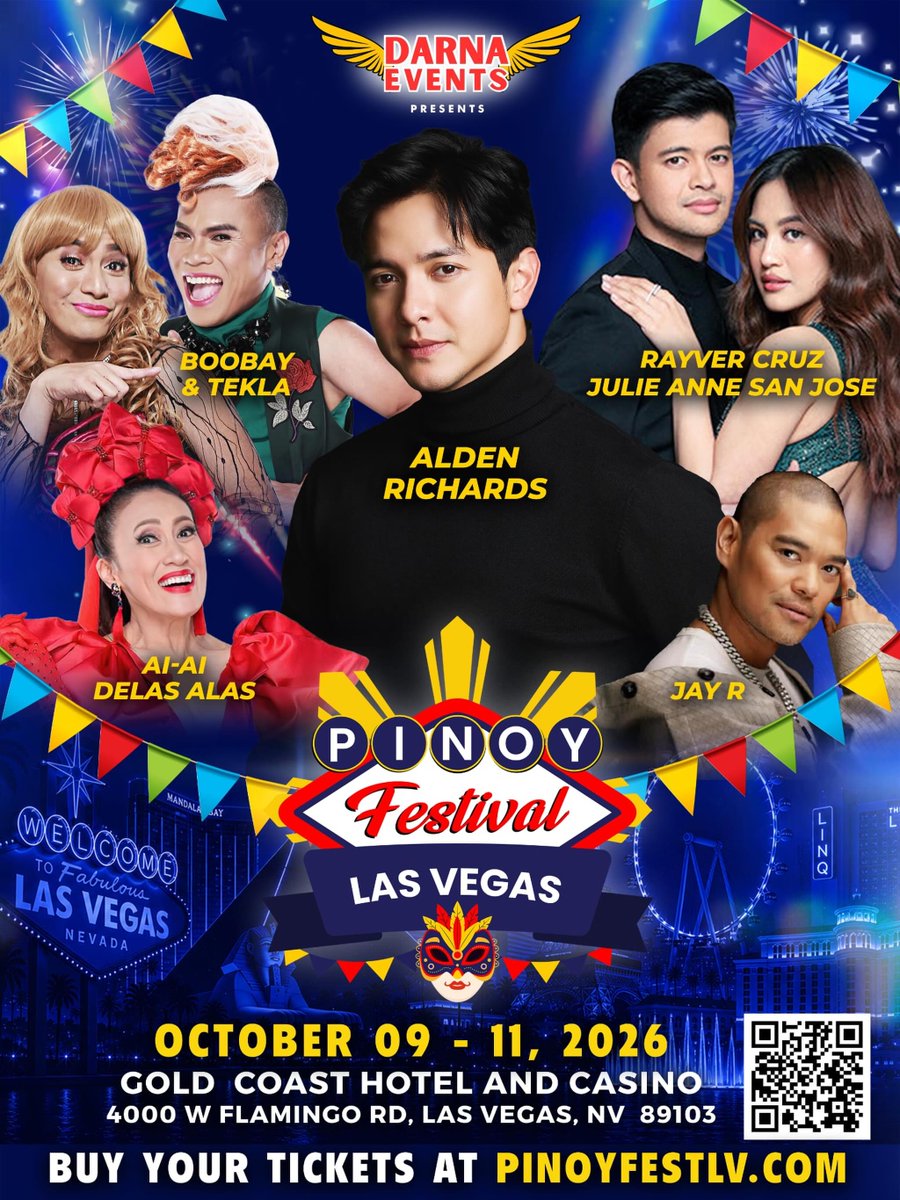 AldenTrendsOFC's tweet photo. Current Month: JULY 2026
But ALDEN is already gearing up for OCTOBER! 🤩🤩🤩

To all ATeam and ALDEN supporters in Las Vegas, catch ALDEN RICHARDS at the Pinoy Festival Las Vegas happening on OCT 9 to 11 at Gold Coast Hotel & Casino! 😍

ALDEN will be at the OCT 10 SHOW! 🥰

You can now buy your tickets here --
https://t.co/eUrFJr0Ycj

@aldenrichards02 
#PinoyFestivalLV
#ALDENRichards