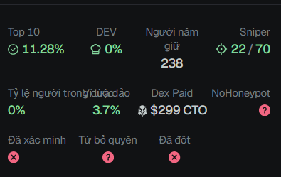 lucasng990's tweet photo. Anh em lưu ý khi chơi meme trên Robinhood

Hiện nay đang xuất hiện rất nhiều con meme scam và qua giờ mình thấy có vài anh em dính đạn rồi

Cách check scam dễ nhất là sử dụng @gmgnai  

+ Copy CA và dán vào GMGN
+ Check mục thông tin token

Nếu ở phần Honeypot mà có dấu đỏ hoặc chấm hỏi thì anh em tránh xa nhe

Honeypot = Mua được nhưng không bán được (Cái này quan trọng nhất)

Từ bỏ quyền = Tăng Tax khi mua/bán hoặc tạo thêm token mới

Ai cũng muốn kiếm tiền nhanh nhưng phải an toàn ví tiền là trên hết