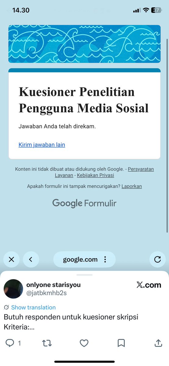 moanaharrington's tweet photo. @jatbkmhb2s done kaa! haloo kak ayo barter sama akuu!! kriteria:
- wanita berusia 18-40 th
- pengguna aktif media sosial
ini link aku yaa

req tolong isi sesuai perasaan yang sebenernya dirasain yaa ka
https://t.co/NknD5WPfz9 https://t.co/o8KWEnJkNz