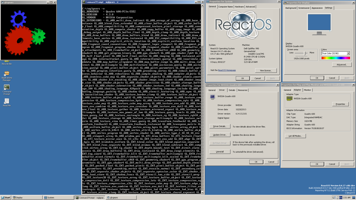 ReactOS tweet media