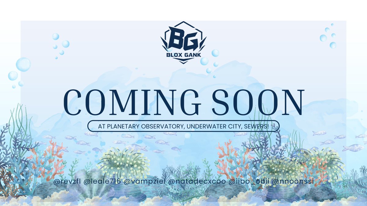 revzfl's tweet photo. 🌊 Galatama Underwater City telah OPEN di BLOX ID! 🎣!

📢 Join Discord untuk informasi lengkap, jadwal, hadiah, dan peraturan:

Join DC untuk info lebih lanjut di sini! 
https://t.co/8W9fe6PUtM https://t.co/ENHv9YYqlb