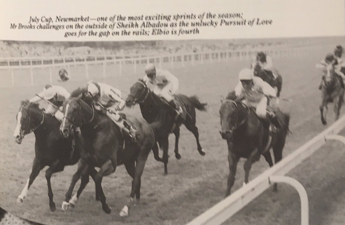 MikeWass2's tweet photo. OTD 1992: 56-year-old Lester Piggott won the Group 1 July Cup at Newmarket for a record1⃣0⃣th time when the Richard Hannon-trained Mr Brooks (16/1) obliged. Lester's first win in the prestigious Sprint came in 1957 on the Malton-based Bill Dutton-trained Vigo. 🏇🌟#RacingMemories https://t.co/T4xAZyoFbj