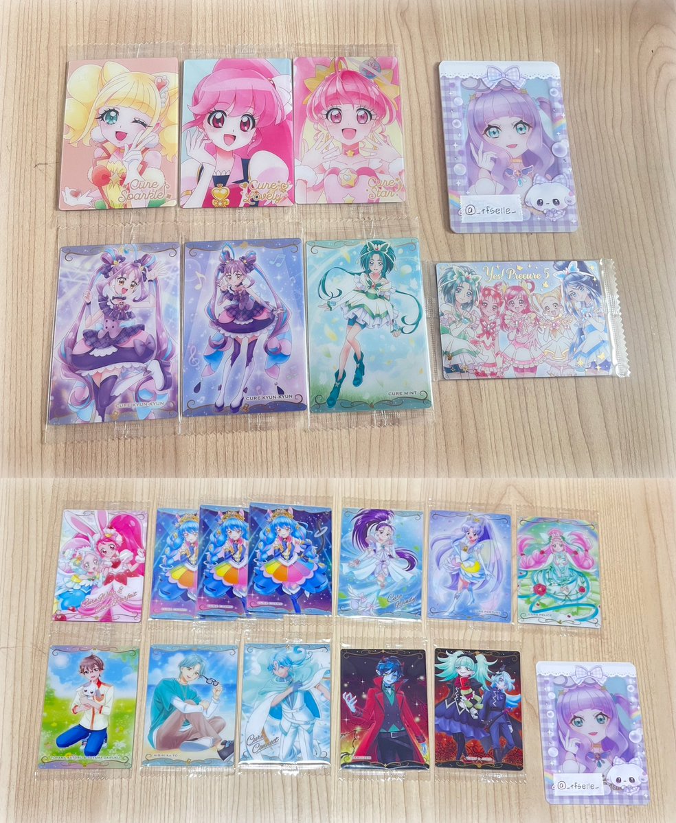 _tfselle_'s tweet photo. プリキュア ウエハース 交換 譲渡

【求】定価＋送料
HRマジェスティ≫ 7弾エルちゃん≫
8弾エルちゃん、マジェスティ≫
9弾マジェスティ

【譲】画像①②

・HRの譲渡は画像②から2枚抱き合わせ

お気軽にお声かけください⟡.· https://t.co/ruRSPQlbFq