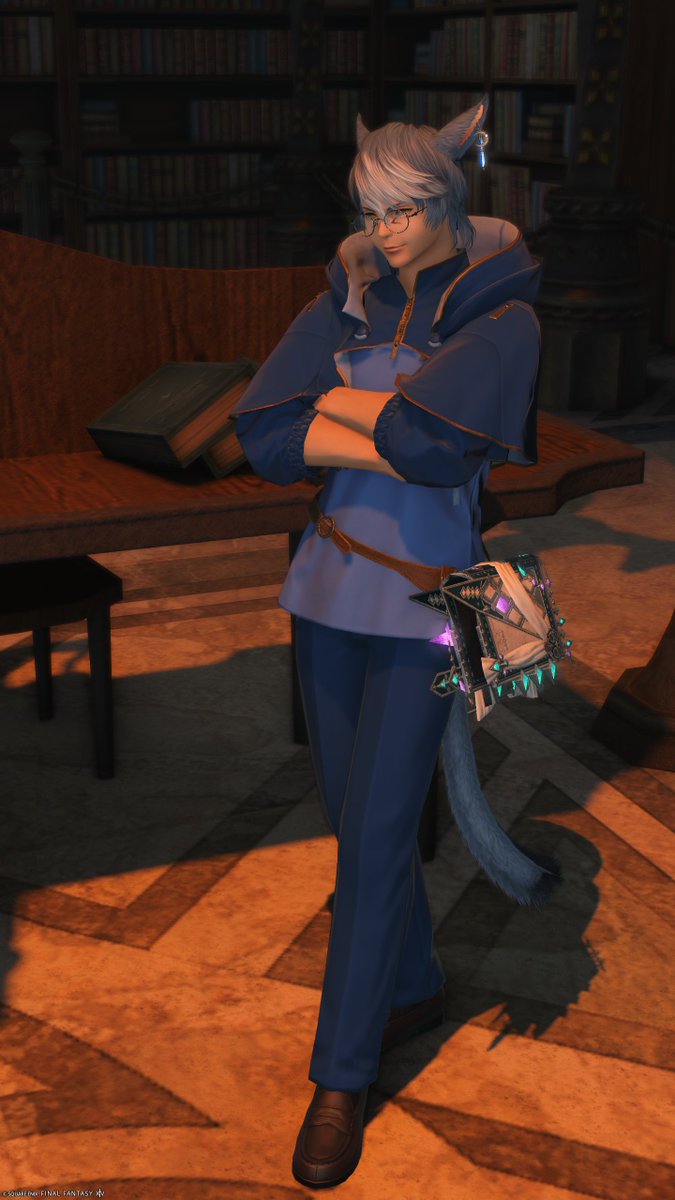 Yubi_BlueCat's tweet photo. スフェーンちゃんのお洋服
腰らへんにあるベルトは魔道書とピッタリなのね！
学者・召喚のミラプリにあうじゃん✨📕✨ https://t.co/joI5heGnd5