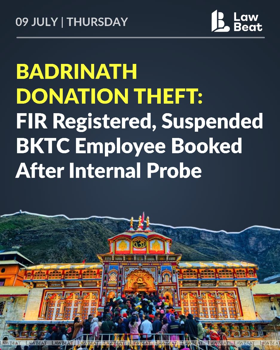 LawBeatInd's tweet photo. The accused, Pramod Nautiyal, who served as a private secretary with the temple committee, was suspended earlier this week.

@ISalilTiwari 

Read more: https://t.co/S9oq3ksKqg https://t.co/fyIaAY7QBI