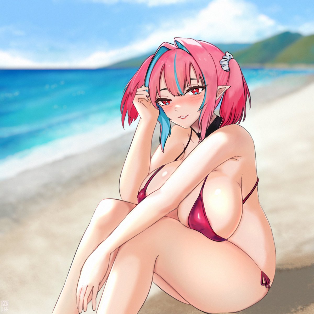 schleezi's tweet photo. カナン様
#イラスト #summer https://t.co/fOX9O5Mtsm