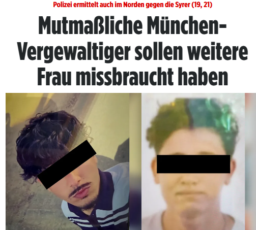 Taykra's tweet photo. #München: Zwei Syrer sollen eine 18-Jährige nach dem Feiern vergewaltigt haben. Brisant: Gegen dieselben Männer wird bereits seit Oktober 2025 wegen eines weiteren Vergewaltigungsverdachts in Schleswig-Holstein ermittelt. https://t.co/HO3i9F6BVB