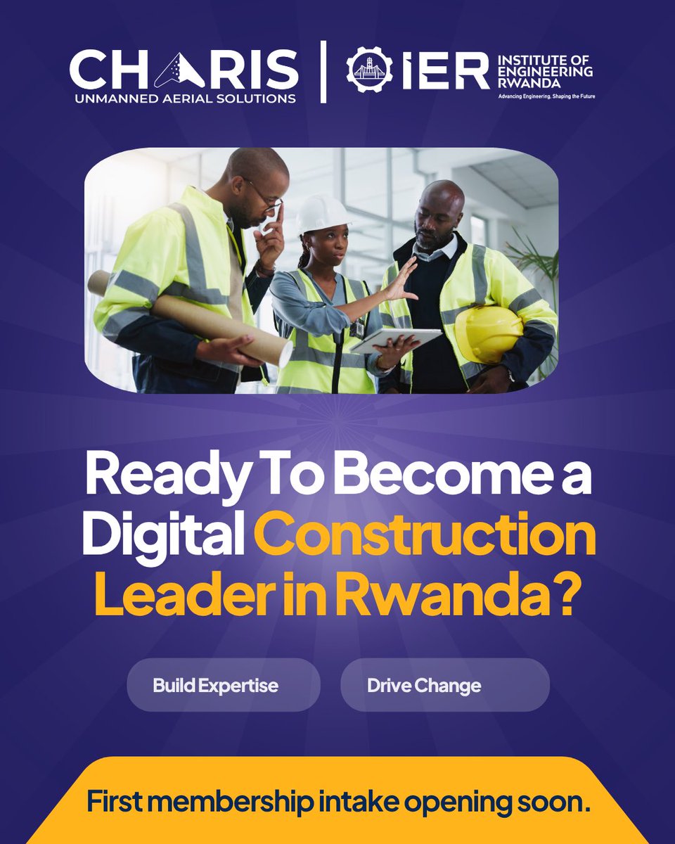 RwandaEngineers's tweet photo. Rwanda’s construction industry is changing.
The question is: who will be ready to lead that change?
#DCLN in Partnership with #ier and #Charisuas are here to support your growth
Fill this short interest form so we can notify you when applications open:
https://t.co/VlbMqH6PkM https://t.co/TDgMc2Pjgb
