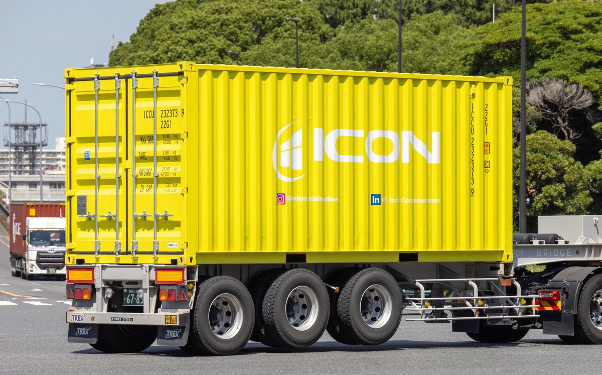 Habbillns353's tweet photo. インドネシアの船社、PT Indo Container Linesのコンテナをゲット‼️
Web siteによるとインドネシア島内の船社のようなのですが、なぜそのコンテナが日本に⁉️
ICCU232373-9 22G1 2026.7.9 大井埠頭 https://t.co/vNEOtjLZVh