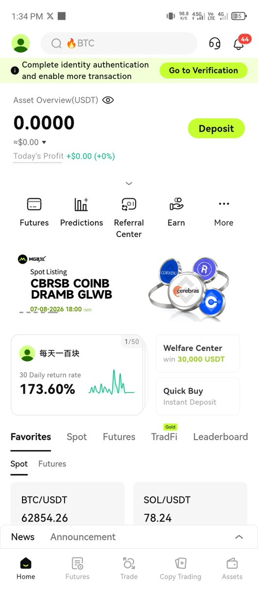 PrimeCiphery's tweet photo. @MGBX_Global Excited to join the MGBX community.
Registered ✅

UID: 1141115

Thank you MGBX Global 🚀 https://t.co/bkx9YidAOF