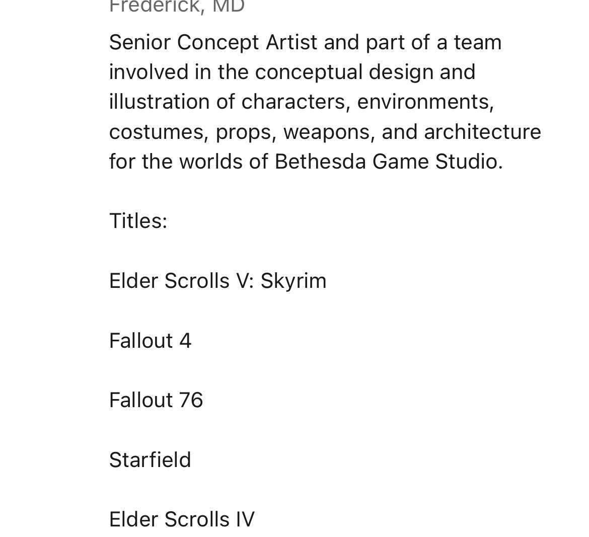 skyborik's tweet photo. @UESP_net Bro made a typo in his resume. TES IV instead of VI https://t.co/HGogsiieWd